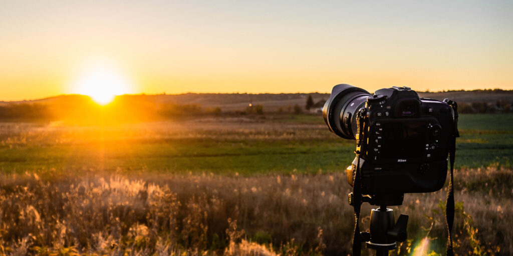 sunset landscape Photography for beginners shows how